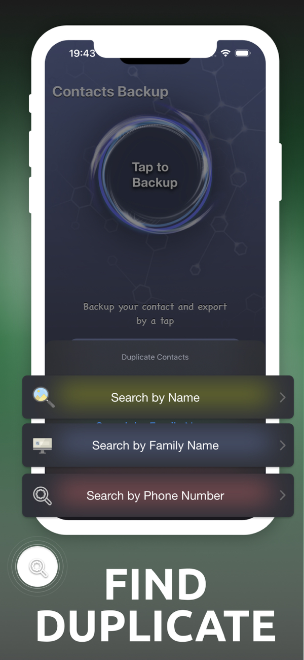 Contacts Backup Screenshot 3