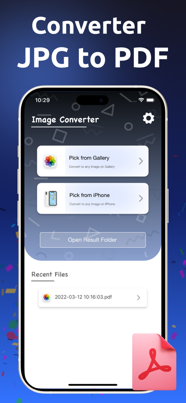 Image Converter: JPEG to PDF Screenshot 2